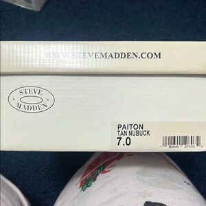 Steve Madden Paiton Tan Nubuck Footwear